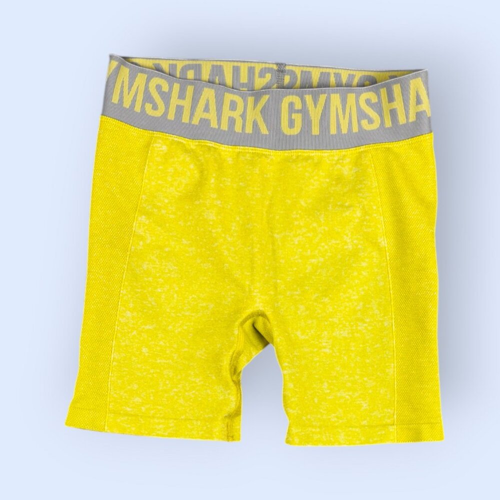 Gymshark Shorts Women's Size Small Athletic Flex Lime Green Contour Compression